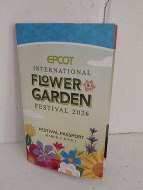 EPCOT Flower & Garden Festival Passport 2026 - Multicolor